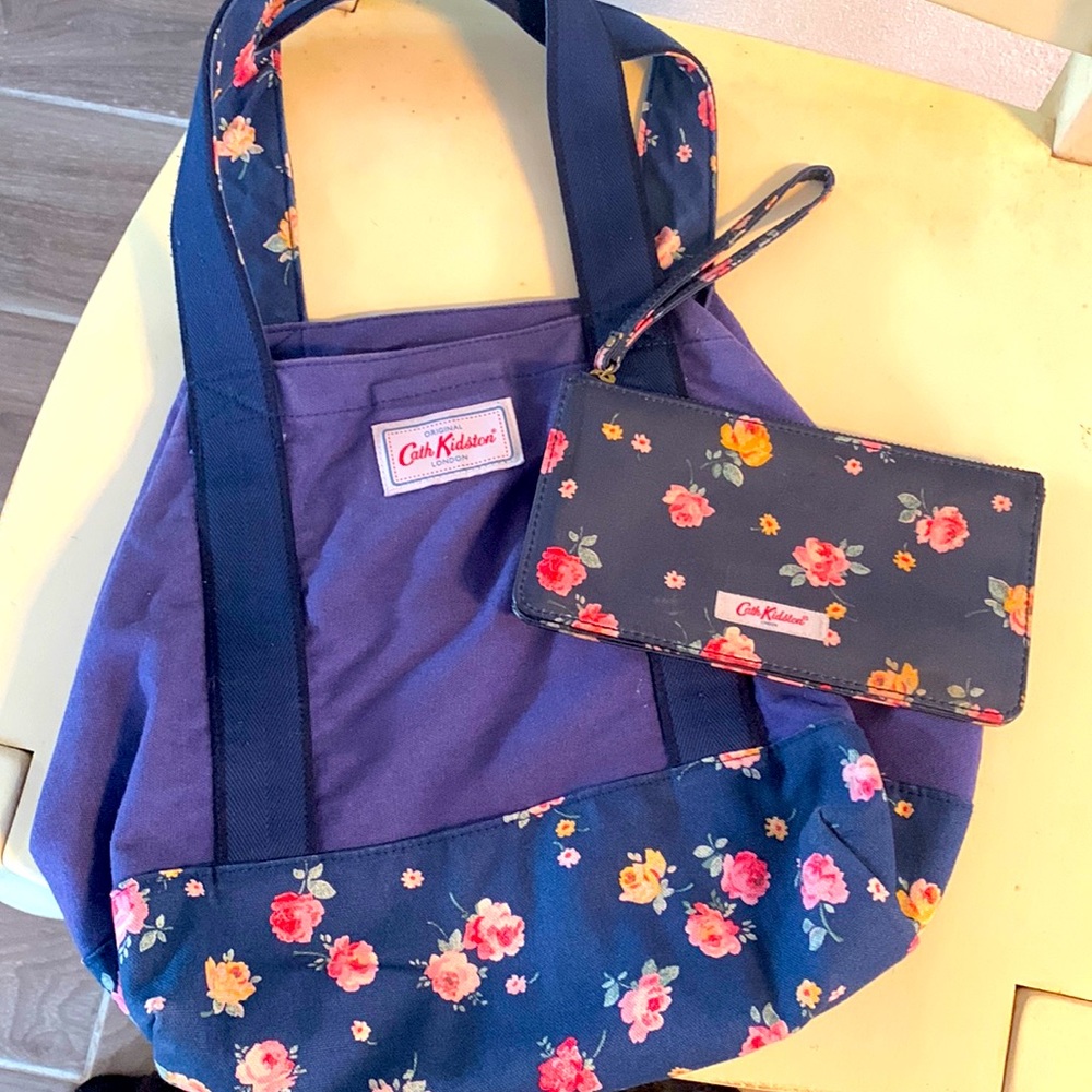 Cath Kidston London Tote + Matching Wallet